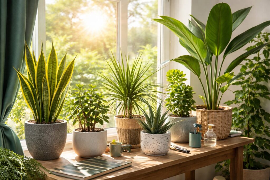welke binnenplanten kunnen in de volle zon, binnenplant